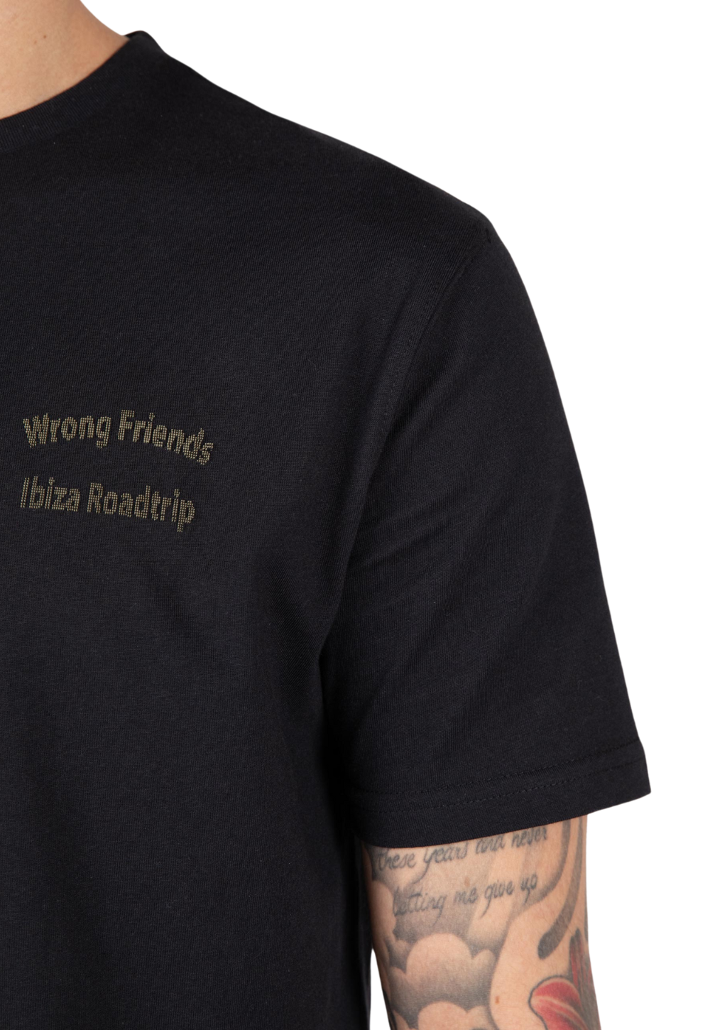 Wrong Friends Ibiza T-shirt Black 5