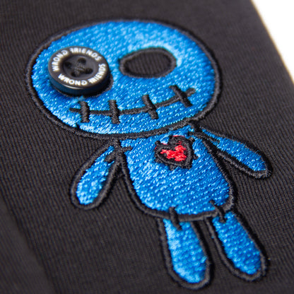Wrong Friends Voodoo Vest Zwart/Blauw 8