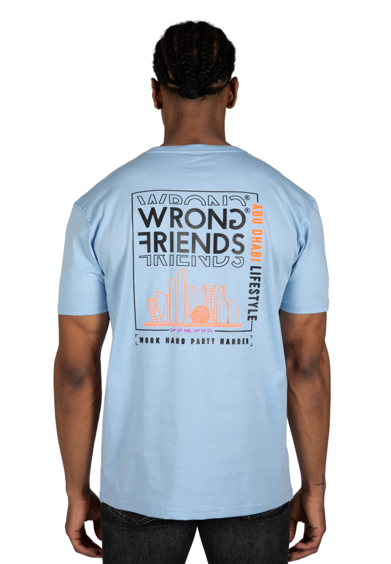 Wrong Friends Abu Dhabi T-Shirt - licht blauw 7