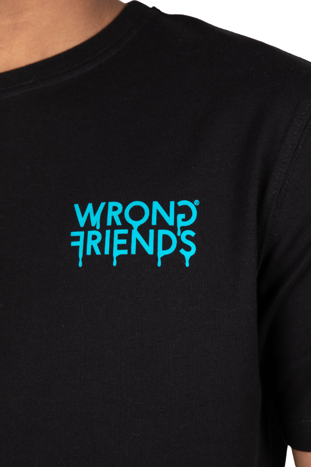 Wrong Friends Lucca T-shirt Black/Blue 5