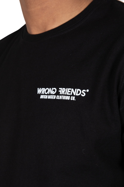 Wrong Friends Amsterdam T-Shirt Black 4